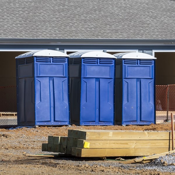 what is the maximum capacity for a single porta potty in Apex